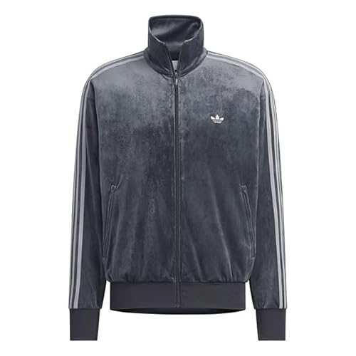 アディダス　ベロア　ジャージ　セットアップ　黒　トレフォイルロゴ　ハート　2XL アディダス ベロア ジャージ セットアップ 黒 トレフォイルロゴ